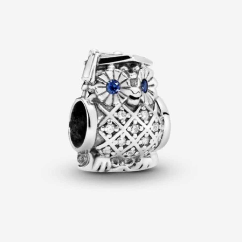 Pandora owl graduation charm